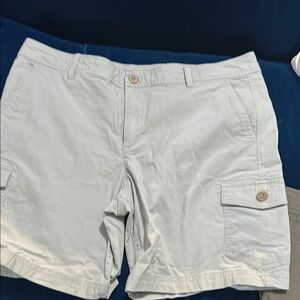 Women's Light aqua Cargo Shorts